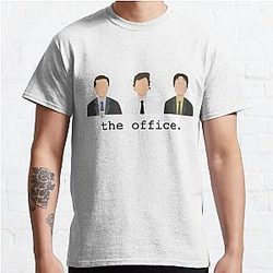 The Office T-Shirts - Jim, Dwight, Michael- The Office Classic T-Shirt RB1801