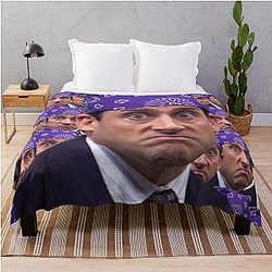 The Office Blanket - Prison mike multiplied Throw Blanket RB1801