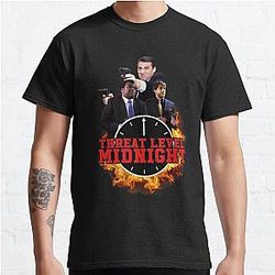 The Office T-Shirts - THREAT LEVEL MIDNIGHT Classic T-Shirt RB1801