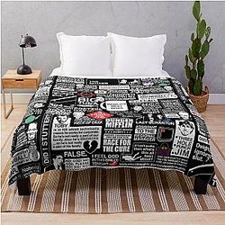 The Office Blanket - Wise Words From The Office - The Office Quotes Throw Blanket RB1801