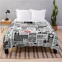 The Office Blanket - Wise Words From The Office - The Office Quotes (Variant) Throw Blanket RB1801