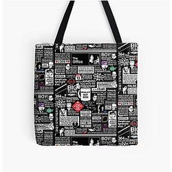The Office Bags - Wise Words From The Office - The Office Quotes All Over Print Tote Bag RB1801