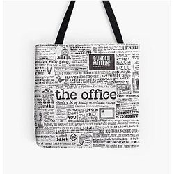 The Office Bags - A Visual Representation of the Office All Over Print Tote Bag RB1801