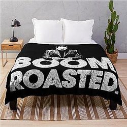 The Office Blanket - Boom. Roasted. - Michael Scott Throw Blanket RB1801