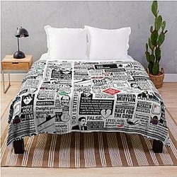 The Office Blanket - Wise Words From The Office - The Office Quotes (Variant) Throw Blanket RB1801