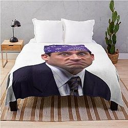 The Office Blanket - Prison mike Throw Blanket RB1801