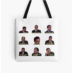 The Office Bags - Michael Scott Quotes from The Office All Over Print Tote Bag RB1801