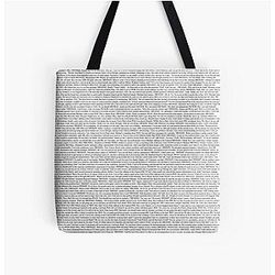 The Office Bags - The Office pilot episode script (us) All Over Print Tote Bag RB1801