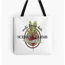 The Office Bags - Schrute Farms - The Office All Over Print Tote Bag RB1801