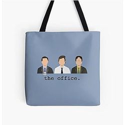 The Office Bags - Jim, Dwight, Michael- The Office All Over Print Tote Bag RB1801