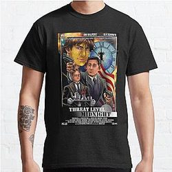 The Office T-Shirts - Threat Level Midnight - The Office Classic T-Shirt RB1801