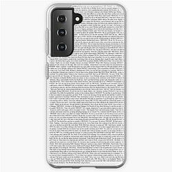 The Office Cases - The Office pilot episode script (us) Samsung Galaxy Soft Case RB1801