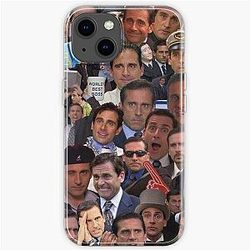 The Office Cases - The Faces of Michael Scott iPhone Soft Case RB1801