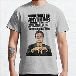 The Office T-Shirts - The Office - Dwight K. Schrute Classic T-Shirt RB1801