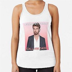 theo james i found my prince racerback tank