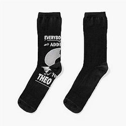 Everybody has an addiction mine just happens to be so rude Theo James socks