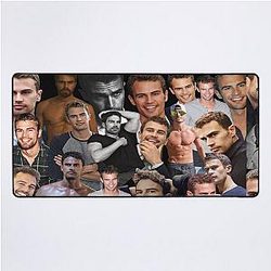 Theo James Photo Desk Mat