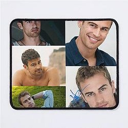 Theo James Signed Mouse Pad