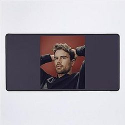 Anniversary Gift Theo James Gifts Desk Mat