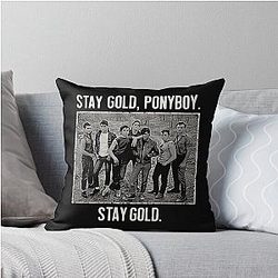 The Outsiders Stay Gold Ponyboy Stay Gold Throw Pillow