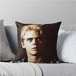 The Outsiders Ponyboy C. Thomas Howell Stay Gold Greaser Throw Pillow