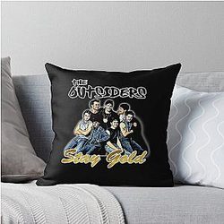 Mens The Outsiders Vintage Throw Pillow