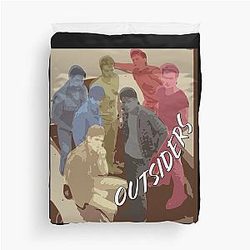 Mens The Outsiders Vintage Photo Duvet Cover