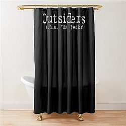 Gift for Men The Outsiders Vintage Photo Dress Shower Curtain