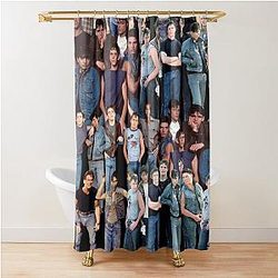 The Outsiders Cast Collage Shower Curtain