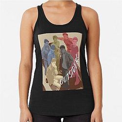 Mens Favorite Best Selling The Outsiders Vintage Racerback Tank Top
