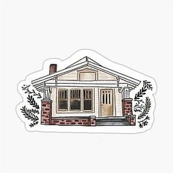 The Outsiders House Sticker