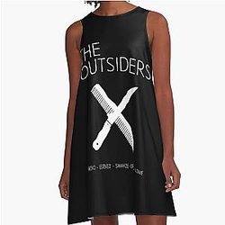 Gifts for Women Outsiders Retro A-Line Dress
