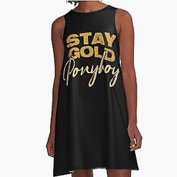 Classic Fans The Outsiders Cool Graphic Gifts A-Line Dress