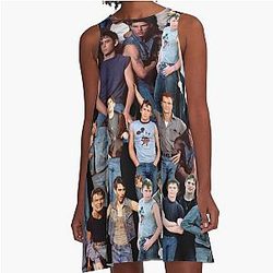 The Outsiders Cast Colage A-Line Dress