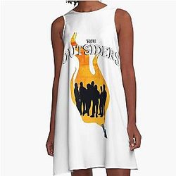 The Outsiders Flame A-Line Dress