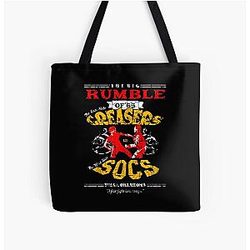 Mens Funny The Outsiders Awesome All Over Print Tote Bag