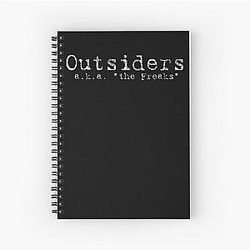 Gift For Men The Outsiders Dress Vintage Photo Spiral Notebook