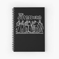 Mens The Outsiders Spiral Notebook