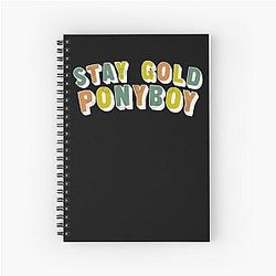 Gift for Movie Fans The Outsiders Wallpaper Spiral Notebook