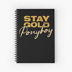 Classic Fans Outsiders Graphic Spiral Notebook