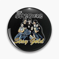Mens Favorite The Outsiders Vintage Wallpaper Photo Pin