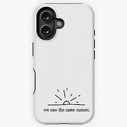 The Outsiders - We Saw The Same Sunset iPhone Case