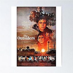 Retro The Outsiders 1983 Poster Available In Multiple Sizes And Colors