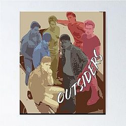Mens The Outsiders Vintage Posters