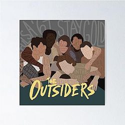 The Outsiders album cover with songs poster
