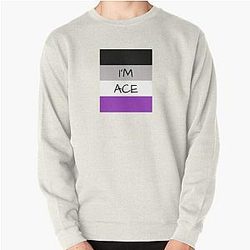 Asexual Flag スウェットシャツ - ASEXUAL FLAG I'M ACE ASEXUAL Tシャツ | The Pride マーチWP0503