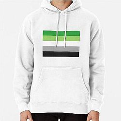 Aromantic Hoodies - Aromantic pride flag Pullover Hoodie | The Pride Merch WP0503