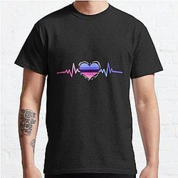 オムニセクシャルTシャツ - オムニセクシャルハートビートオムニセクシャルプライドクラシックTシャツ | The Pride マーチWP0503