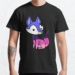 Omnisexual T-Shirts - Omnisexual Pride Fox Classic T-Shirt | The Pride Merch WP0503