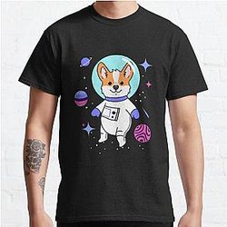 Omnisexual T-Shirts - Omnisexual Corgi In Space Omnisexual Pride Classic T-Shirt | The Pride Merch WP0503